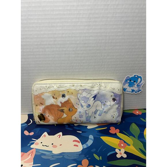 Pokemon Handbags - Pokemon Center Alolan Vulpix Crystal Season Long Wallet [FLAWED]
